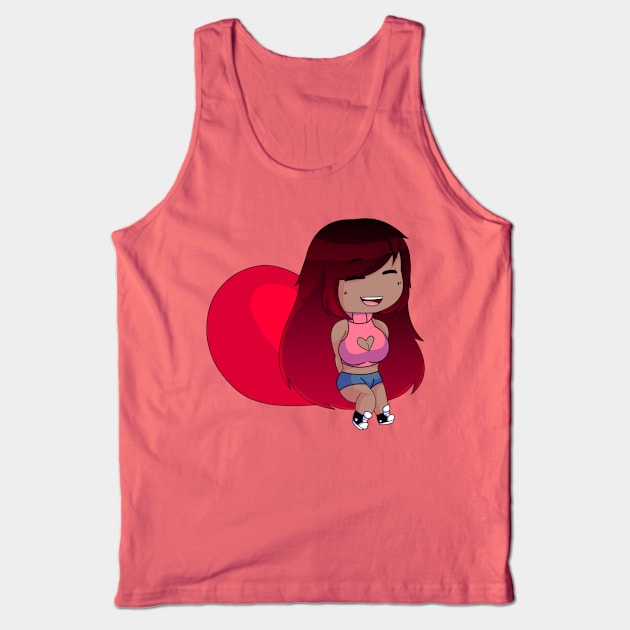 Heart Chibi Kiki Tank Top by DJNightcoreShop